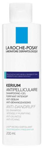 Kerium Anti-roos Shampoo voor Vet Haar 200 ml