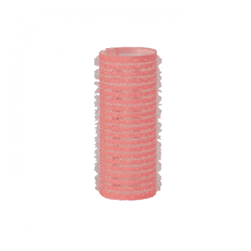 Roze klittenbandroller 24 mm 6 stuks