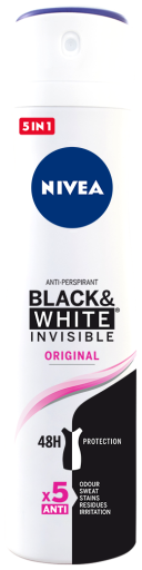 Deodorant Zwart en wit onzichtbaar 200 ml