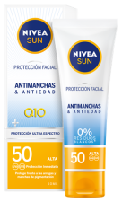 Sun Anti-vlek &amp; Anti-aging UV Gezichtsbescherming Q10 SPF 50+ 50 ml