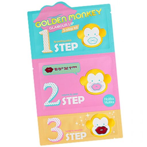Golden Monkey Glamour Lip 3-Step Kit