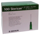 Groene Sterican-naalden 25x8 mm 1 100 stuks