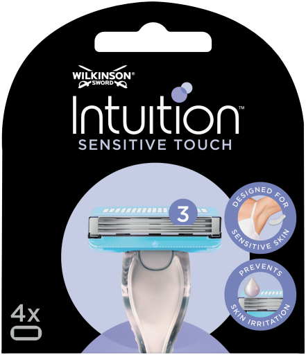 Intuition Sensitive Touch vervangend scheermes 4 st