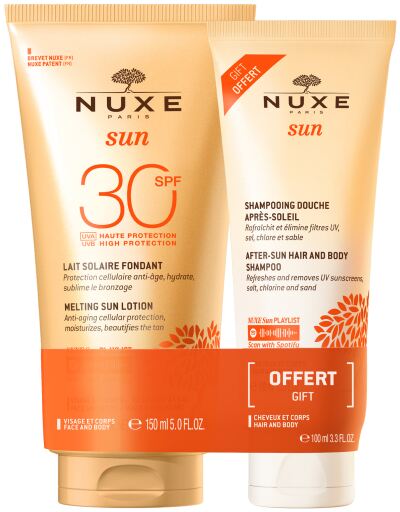 Sun Duo Sun Milk SPF 30 en Aftersun Douchegel Shampoo 2 stuks